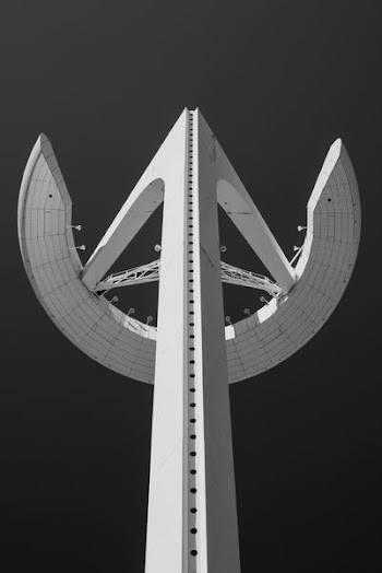 white tall building illustration