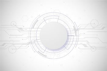 White technology background concept Free Vector