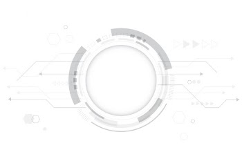 White technology background Free Vector
