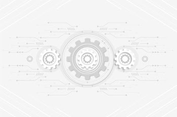 White technology background Free Vector