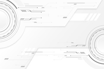 White technology wallpaper Free Vector