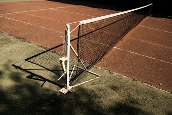 White Tennis Goal