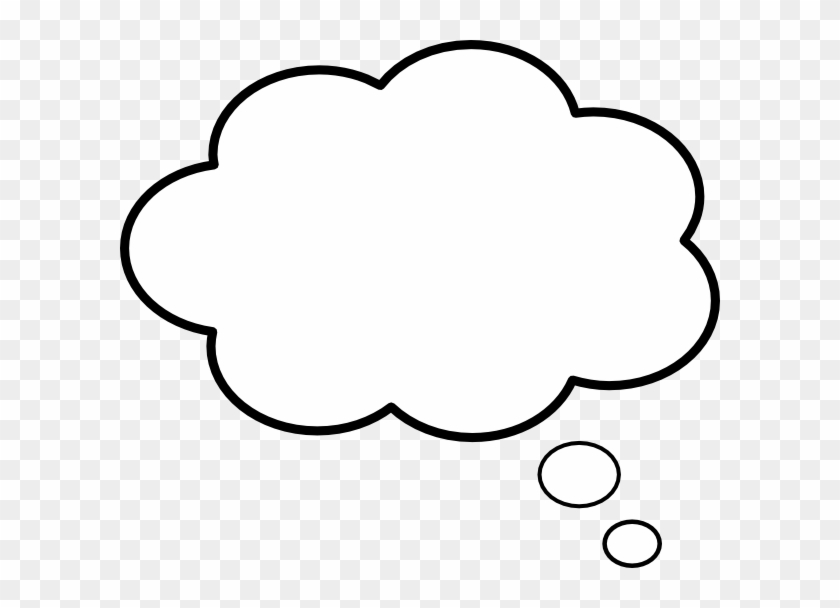 White Think Bubble Png
