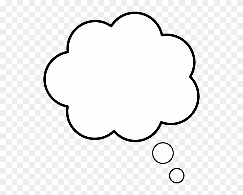 White Thought Bubble Transparent
