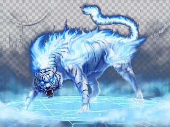 White tiger , White tiger High-definition television , Flames White Tiger transparent background PNG clipart