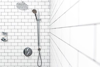 White Tile Shower