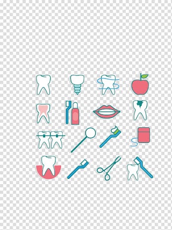White tooth , Dentistry Tooth Health Oral hygiene, color care teeth related material transparent background PNG clipart
