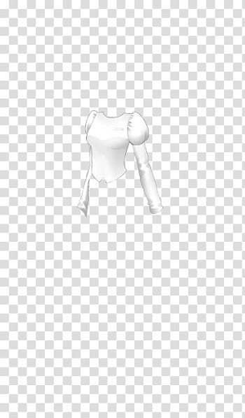 White top transparent background PNG clipart