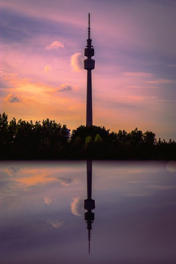 White Tower during Purple Sunset