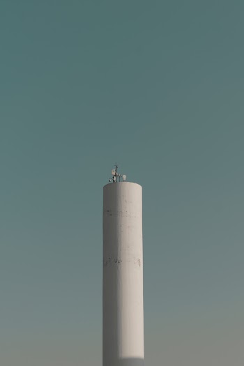 White Tower Under Blue Sky