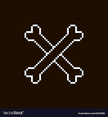 white two crossbones