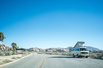 white van on road during daytime