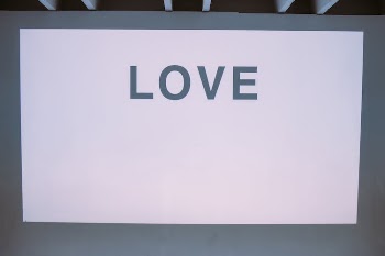 White Wall With Love Text