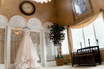 White Wedding Dress Near Window