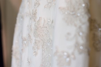 White Wedding Dress With Beads