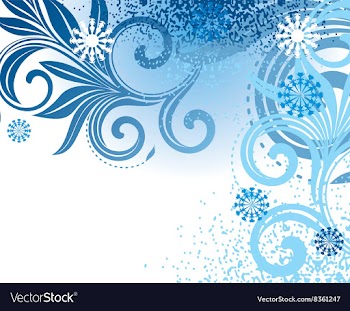 White Winter Background vector image