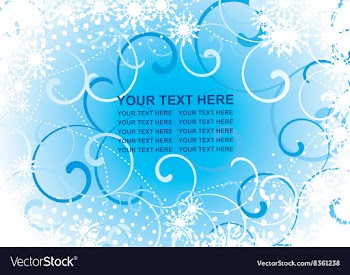 White Winter Christmas Background vector image