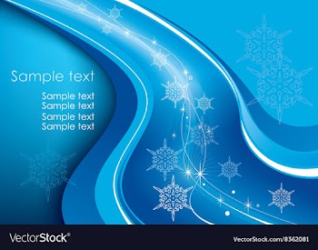 White Winter Christmas Background vector image