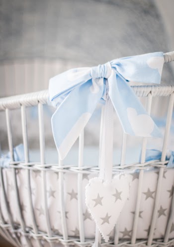 White Wooden Bassinet