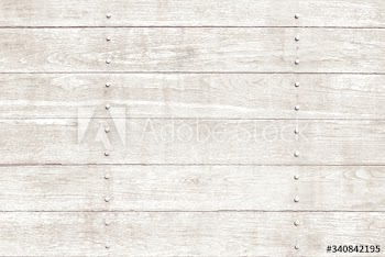 White wooden floor