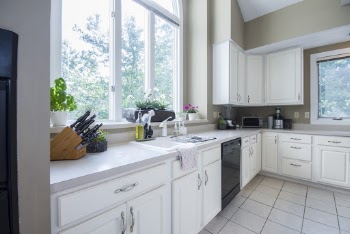 White Wooden Kitchen Cupboard