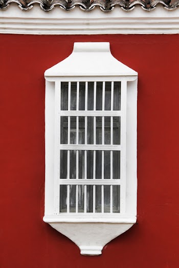 White Wooden Window Pane