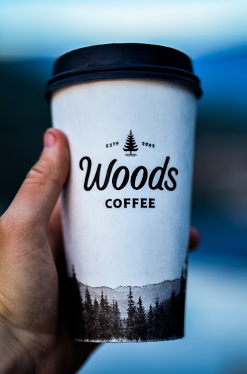 White Woods Coffee Tumbler