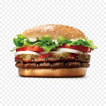 Whopper Hamburger Cheeseburger Burger King premium burgers Fast food - Fast Food Burger 