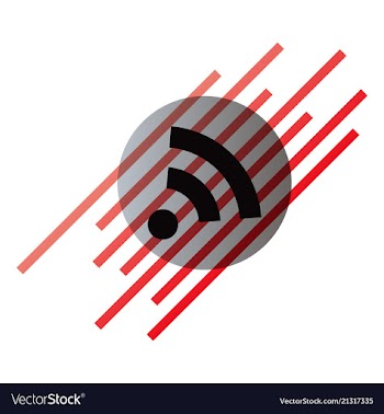 Wi-fi network icon blue logo isolated blue on vector image