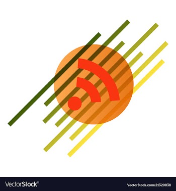 Wi-fi network icon blue logo isolated blue on vector image