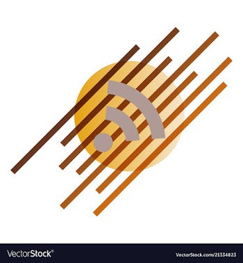 Wi-fi network icon blue logo isolated blue on vector image