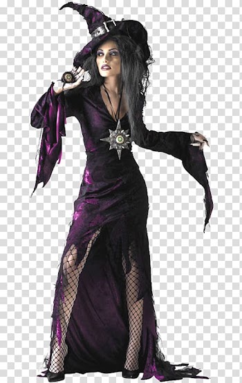 Wicked Witch of the West Halloween costume Gothic fashion, Halloween transparent background PNG clipart