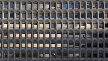 wide angle photo of building