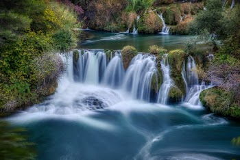 Wide Angle Photo of Waterfalls