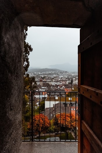 Wide-angle Photography of Brown and White Buildings
