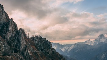Wide Angle Photography of Mountain Range