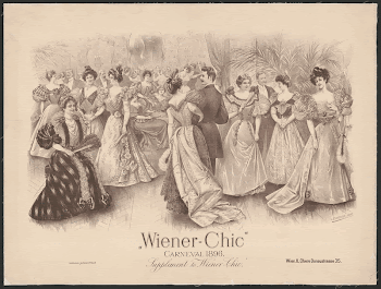 "Wiener-Chic" carneval 1896 | Free Photo - rawpixel