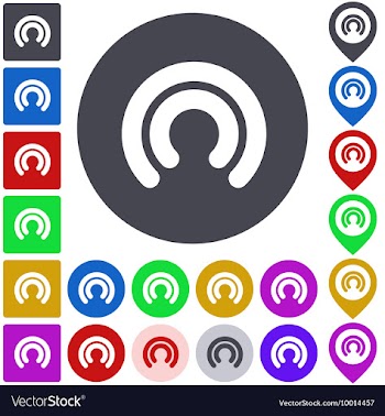 Wifi Icon Set vector image