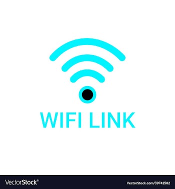 wifi icon wireless internet connection blue logo