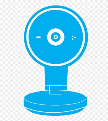 Wifi Ip Monitoring Camera Icon - Blue Ip Camera Icon
