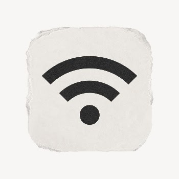 Wifi network icon, ripped paper | Free Icons - rawpixel