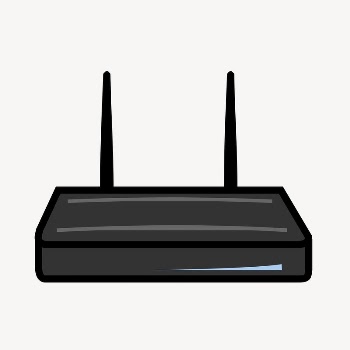 Wifi router clipart, object illustration. | Free Photo - rawpixel
