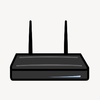 Wifi router sticker, object illustration | Free PSD - rawpixel