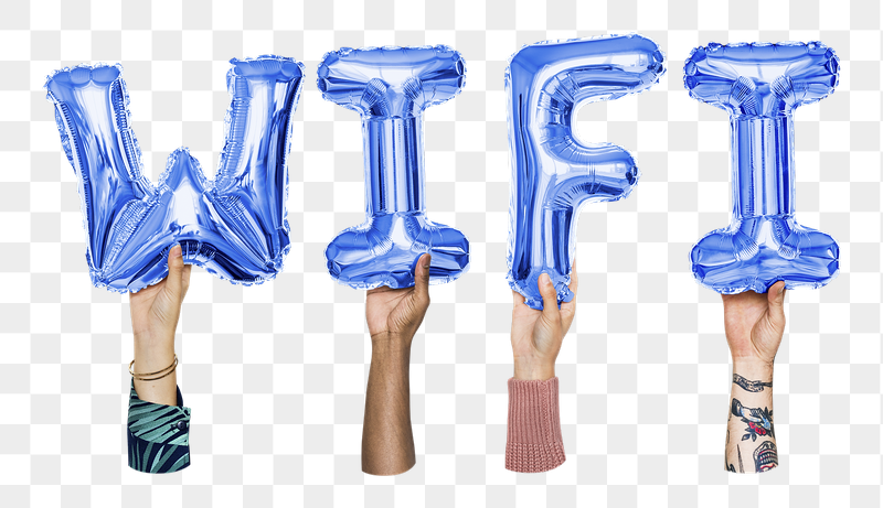 Wifi word png, hands holding | Free PNG - rawpixel