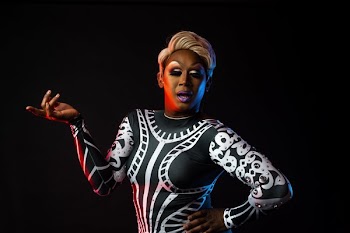 Wig And Makeup Perfection On Drag Performer