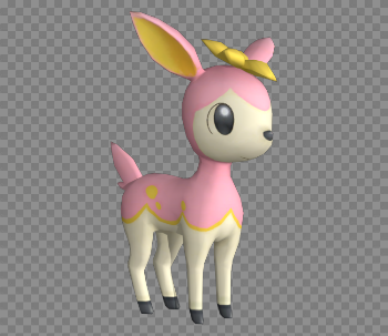 Wii - PokéPark 2: Wonders Beyond - 585 - Deerling - The Models Resource