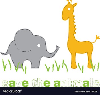Wild animals vector image