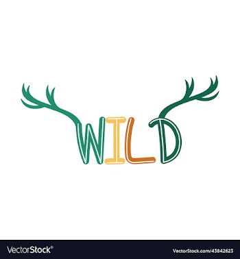 wild calligraphy hand drawn lettering design