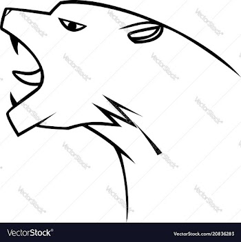 Wild cat vector image