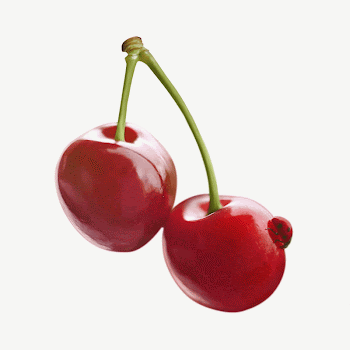 Wild cherry collage element psd | Free PSD - rawpixel